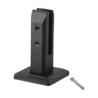 Bothyi - Abrazadera De Vidrio Cuadrada Abrazadera De Vidrio Clip De Vidrio Para Barandilla De Escalera De Cubierta Negro