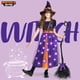 thumbnail image 2 of Disfraz de Spooktacular Creations Light Up Purple Witch 3T para niñas, 2 of 7