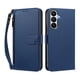 thumbnail image 1 of Funda Tipo Billetera para samsung galaxy S26 con Soporte y Bolsillo con Cierre Azul profundo, 1 of 1