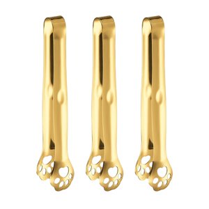 Bothyi - 3X Clips De Acero Inoxidable Para Alimentos, Abrazadera Para Hornear Pan Y Freír, Dorado