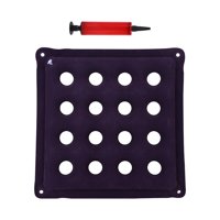 Ioensy - Cojines De Asiento Inflables Antiescaras, Alivio De Dolor De Presión Portátil, Almohadilla De Asiento Flocado Azul