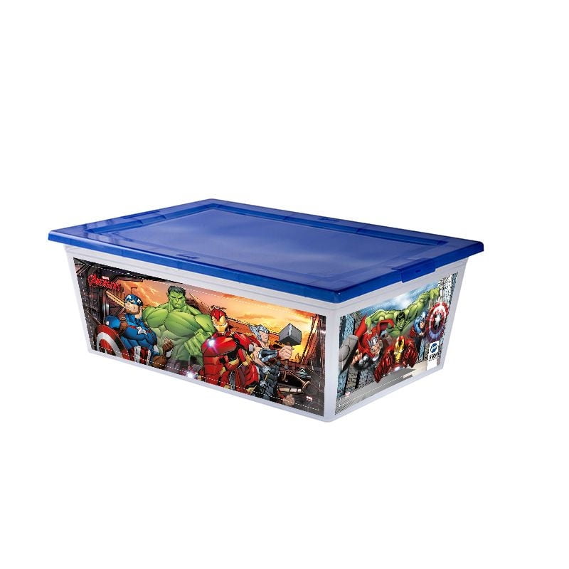 Wenco - Caja Organizadora 10L Avengers Polipropileno Azul