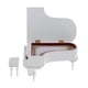 thumbnail image 3 of Instrumento Musical En Miniatura Modelo De Piano De Madera Para 1/8 Accesorio De Mu?ecas, 3 of 5