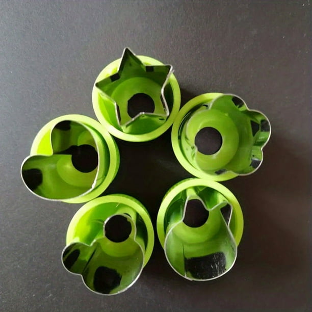 5/9/12pcs, Vegetable Cutter Shapes Set, Stainless Steel Cookie Cutters, Fruit Stamps Molds, Chocolate Cutters, Cake Decorating Molds, Salad Making Tools, Baking Tools, Kitchen Gadgets, Kitchen Access