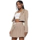 thumbnail image 1 of Falda Mujer Tableada Doble Pretina Beige Corona, 1 of 5