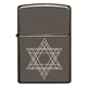 thumbnail image 1 of Encendedor Zippo Estrella de David Design Plateado ZP49685, 1 of 4