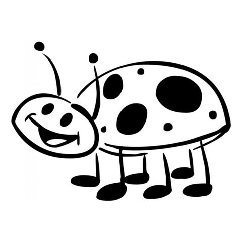 Rienda Libre Graphics - Decomural Ladybird Ladybug Ws-17740