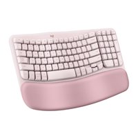 Teclado Logitech Wave Keys Inalámbrico Ergonómico Rose