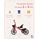 thumbnail image 3 of Triciclo KRIDDO para niños de 24 meses a 4 años, rojo, 3 of 6