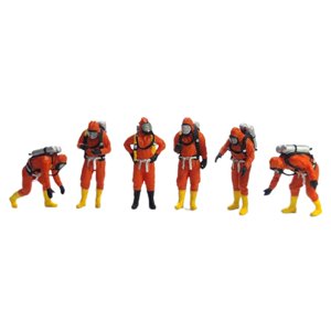 Magideal - 1/64 Figuras De Pintor Figuras Pintadas Personas Pequeñas Juguetes Figuras De Personas De Resina Escena En Miniatura Personas Para Escena En Miniatura , Naranja
