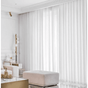 Tecnocasa - Set De Cortinas Visillo Tipo Velo - 2 Paños - Color Blanco