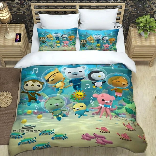 The Octonauts cartoon Printed Bedding Sets exquisite bed supplies set duvet cover bed comforter set bedding luxury birthday gift