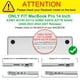 thumbnail image 2 of Funda Fintie MacBook Pro 14" Transparente, 2 of 3