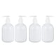 thumbnail image 2 of 4pcs 350ml Champú Vacío Acondicionador Bomba Botella Dispensador Contenedor Bomba Blanca, 2 of 5