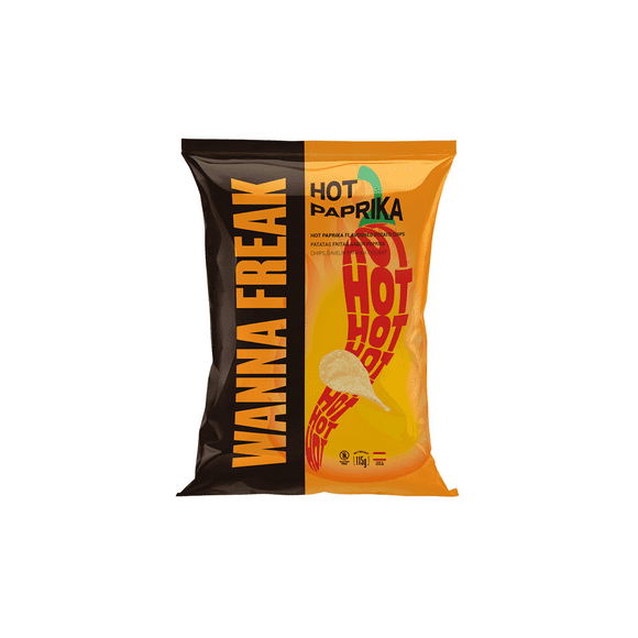 Papas Fritas Pimentón Picante Wanna Freak 1 x 115 gr