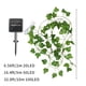 thumbnail image 4 of Add a Touch of Elegance to Your Outdoor Space with 1pc of 32.8 Feet Fake Vines with 100 LED Solar Outdoor String Lights - Perfect for Patio, Balcony, Outdoor Wall, Garden and Party Decor, 4 of 4