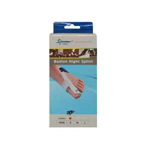 Maxcare - E-Life Ferula Nocturna Izquierda Talla S/L Isotemp Blanco S