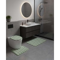 Mylhogar - Juego De Alfombras De Baño 3 Piezas Suaves Y Absorbentes