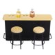 thumbnail image 5 of 1/12 Casa De Mu?ecas En Miniatura Bar Mostrador Mesa Silla Taburete Juego De Vasos Para Botellas De Vino, 5 of 5