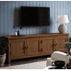 thumbnail image 1 of Mueble de TV Minimalista Rack de Madera con 4 Puertas - Café - 150x40x65 cm, 1 of 3