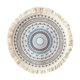 thumbnail image 3 of Mantel Individual Redondo 33cm Tejido Hecho A Mano Borla Boho Tejido Para Mesa Cocina Decoración Estilo D, 3 of 5