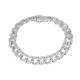 thumbnail image 1 of 10MM Cuban Link Bracelet para Hombre Transparente 5A+ CZ Miami Simulada Pulseras de Diamante para Hombre Hipoalergénicas Pulsera de Plata Esterlina 925 Joyería para Hombre 6-8 Inch, 1 of 7