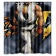 thumbnail image 1 of Cortina de ducha de Street Fighter Brawny Man con ganchos, tamaño 66 x 72 pulgadas, 1 of 3