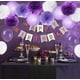 thumbnail image 2 of Juego de 16 pompones de flores de papel de seda, farolillos de papel variados, kit de manualidades para decoración de fiestas de cumpleaños con temática de lavanda y morado, baby shower, despedida de, 2 of 6