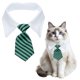 thumbnail image 1 of Collar de Pajarita para Perros Uxcell, Lindo Esmoquin con Collar Blanco Ajustable Hecho a Mano para Mascotas Formales, 1 of 7