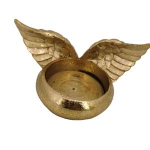 Bothyi - Nórdico Ángel Portavelas Estatua Resina Shabby Decoración Del Hogar Boda A