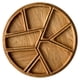thumbnail image 1 of Bandeja De Madera Dividida Para Servir, Creativa, Para Aperitivos De Caramelos Y Nueces., 1 of 5