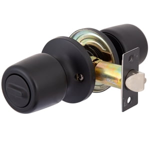 Poli - Cerradura Tubular 8000 8404 Bañ Dorm Negro