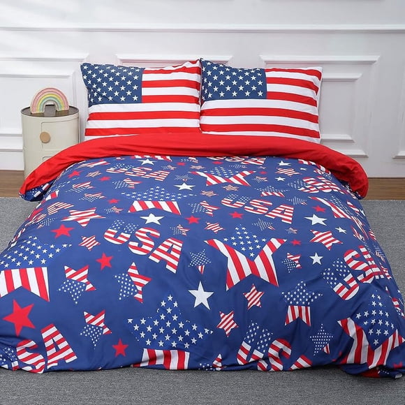 Boys -Gamer- Duve-t Cover- Set 3 Pieces T-win G-ame Pl-ayer W-hite Bedd-ing Sets- with 1- Duvet- Cover 2 Pillowcases