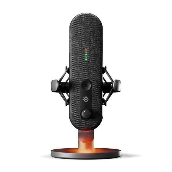 Microfono de Condensador Steelseries Alias, Negro para PC