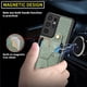 thumbnail image 4 of Funda Resistente para Samsung Galaxy S21 Ultra con Tarjetero y Soporte, Diseño Magnético Verde, 4 of 5