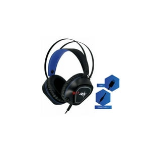 Reptilex - Audífonos Gamer 7.1 Conexión 3,5Mm Y Usb Led Azul - Ps