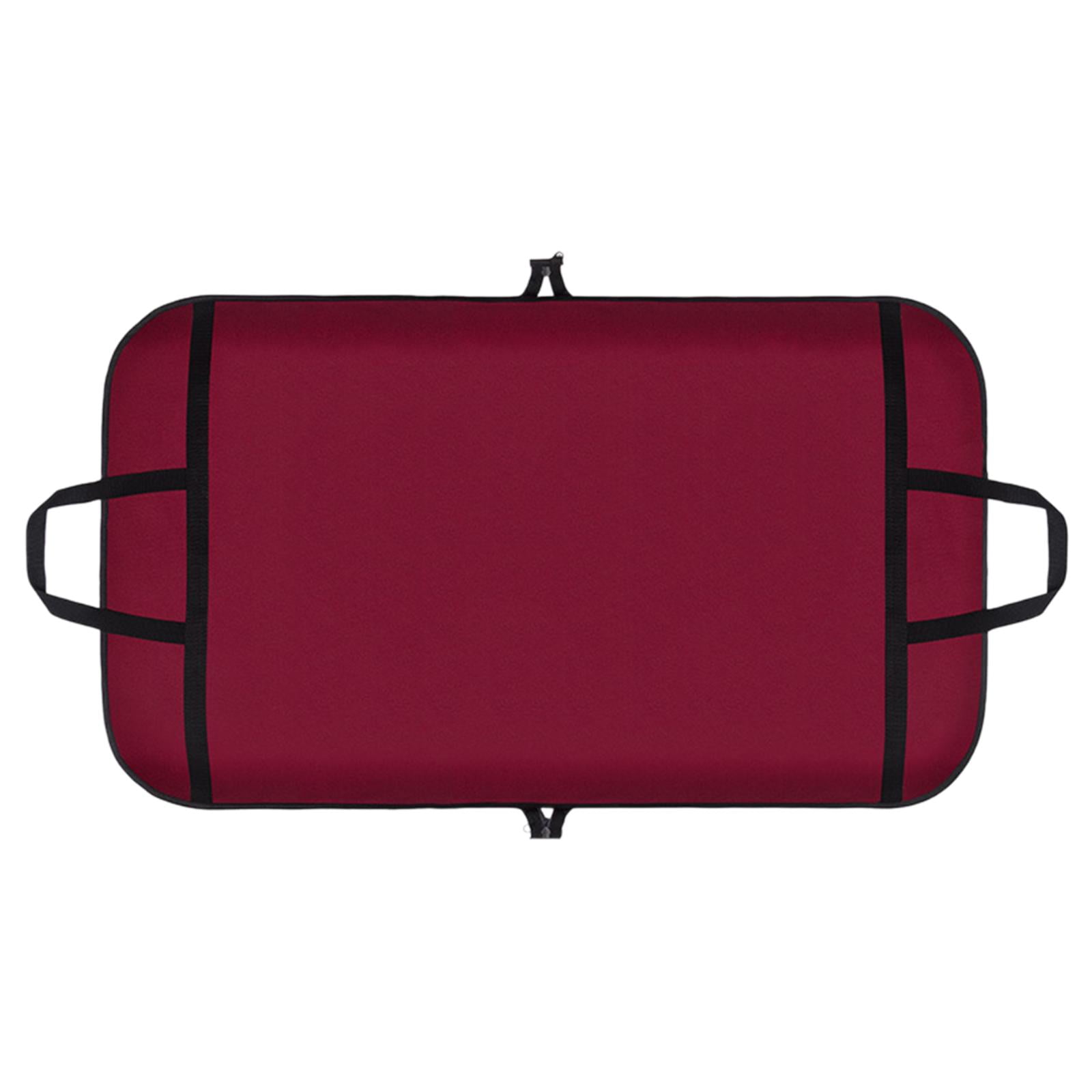 Magideal - Bolsa De Traje Bolsa De Traje Colgante Para Hombres Y Mujeres Funda De Ropa Plegable Funda De Traje Bolsa De Ropa Colgante Para Chaquetas Camisas Disf Rojo