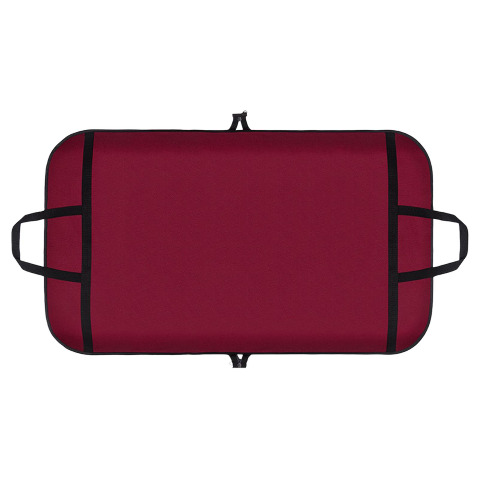 Magideal - Bolsa De Traje Bolsa De Traje Colgante Para Hombres Y Mujeres Funda De Ropa Plegable Funda De Traje Bolsa De Ropa Colgante Para Chaquetas Camisas Disf Rojo