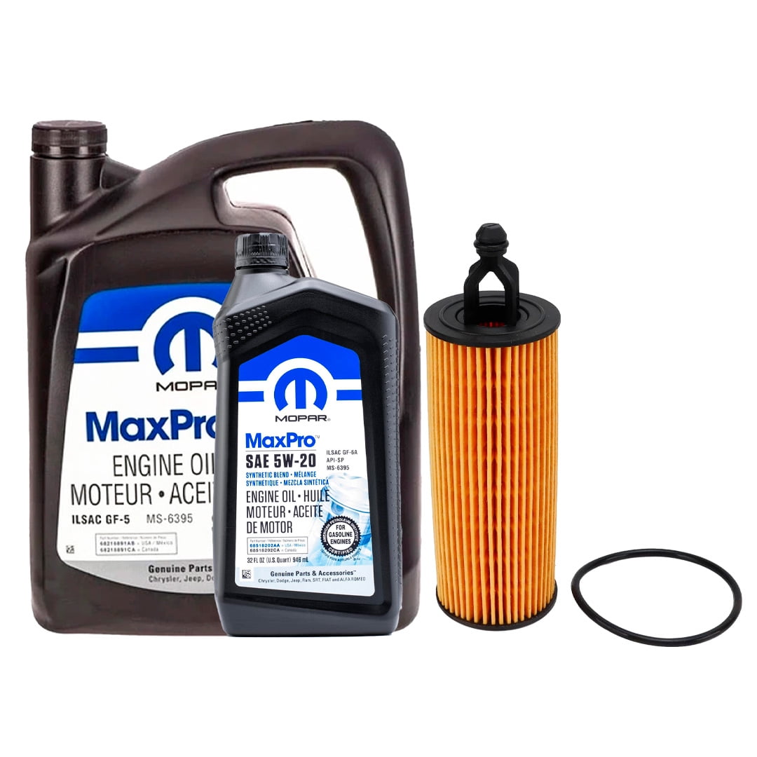Kit Filtro Aceite + Aceite Mopar 3.6l 2007-2020 Mo349