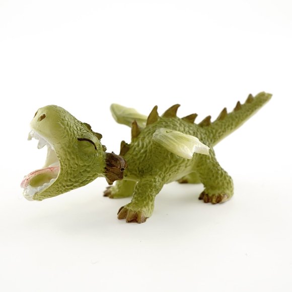 Miniestatua de dragón en miniatura para jardín de hadas y terrario
