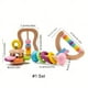 thumbnail image 2 of 1pc Wooden Baby Rattle Set - Montessori Teething Ring, Log And Rattle Grab Baby Toys, Training Hands-on Ability And Cognition Early Education Toy Gift, 2 of 3