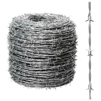 Alambre Púa Galvanizado 500 Metros Eoland Rollo Acerado Calibre 16