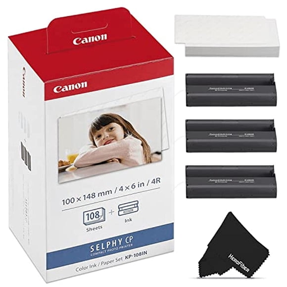 Set de tinta/papel Canon KP-108IN para impresiones de 4 x 6 pulgadas