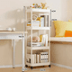 thumbnail image 5 of Carrito Organizador Belug  Con Ruedas 4 Niveles Estante Abs Blanco Blanco, 5 of 5