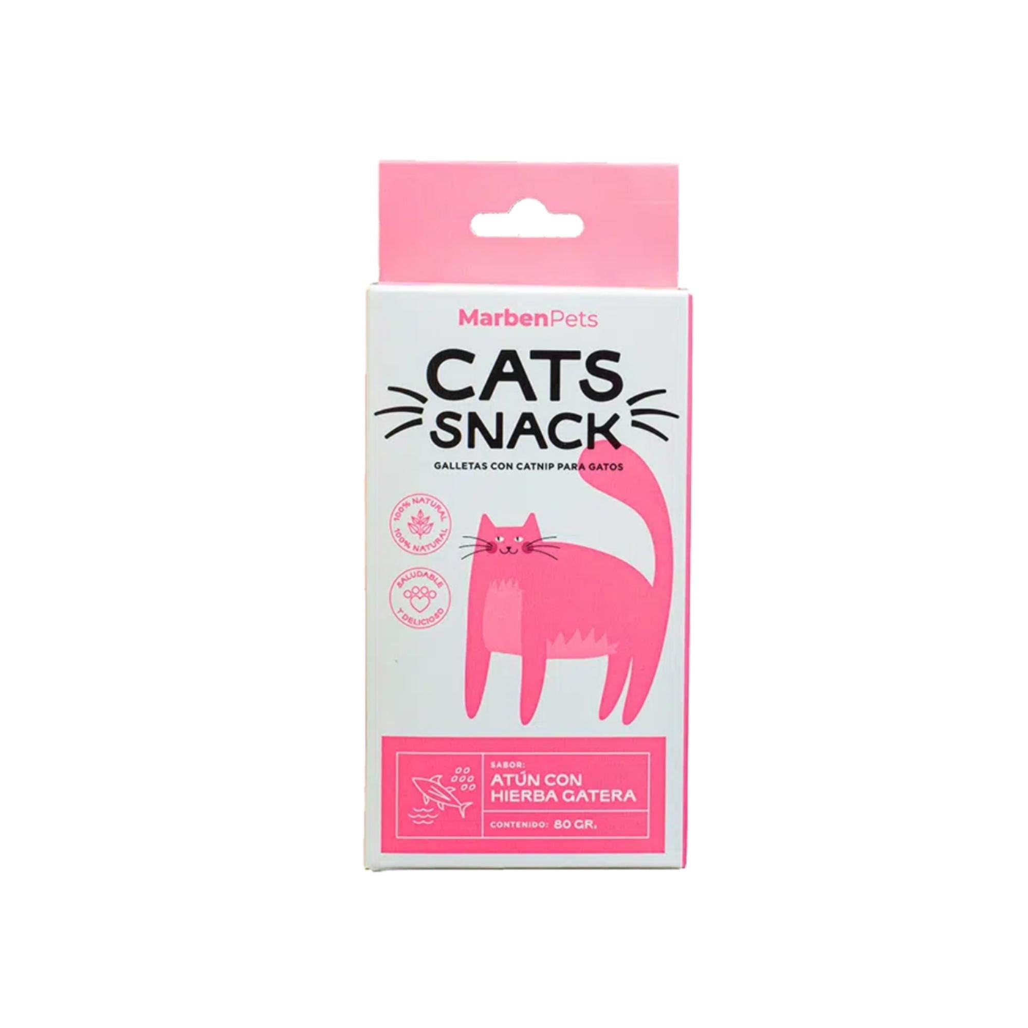 Cats Snack - Galleta Gato Con Catnip Sabor Atún Con Hierba Gatera Caja