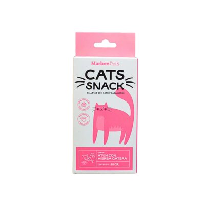 Galleta Gato Con Catnip Sabor Atún Con Hierba Gatera Caja G Cats Snack