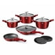 thumbnail image 2 of Bateria De Cocina 11 Pzs Metallic Burgubdy Edition Antiadherente, 2 of 5