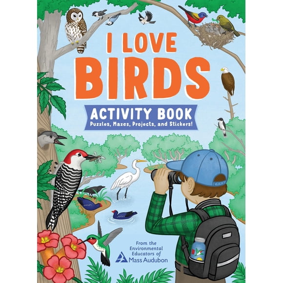 Libro de actividades I Love Birds: rompecabezas, laberintos, proyectos y stickers