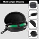 thumbnail image 3 of Funda para gafas de sol Flying Fisherman Shell, protectora con cremallera, negra, 3 of 6