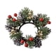 thumbnail image 1 of Anillo De Vela De Navidad, Corona, Suministros De Decoración, Candelabro Para El Hogar, Fiesta, Bar, Dorado Y Rojo, 1 of 3